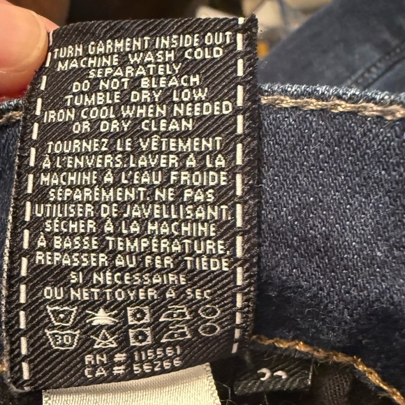 7 for all Mankind Austyn Straight Leg Jeans 33x33 - Picture 7 of 7